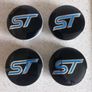 4 x Ford ST Centre Caps (Blue) Free Post Image 2