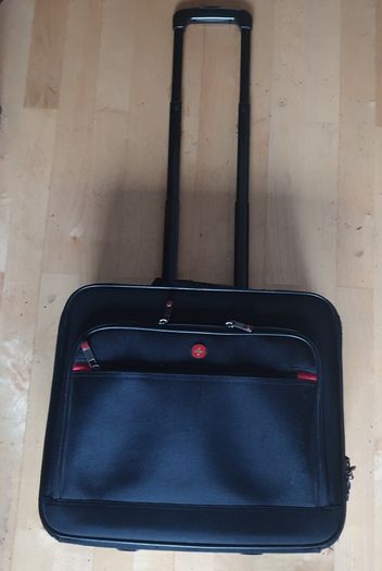 VALENTINO Paris Briefcase & SwissGear Wenger Business Case Roller & Valentino Paris Shoulder Case ( Over night Travel flight Case Luggage)