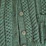 Aran Cardigan Green Image 5