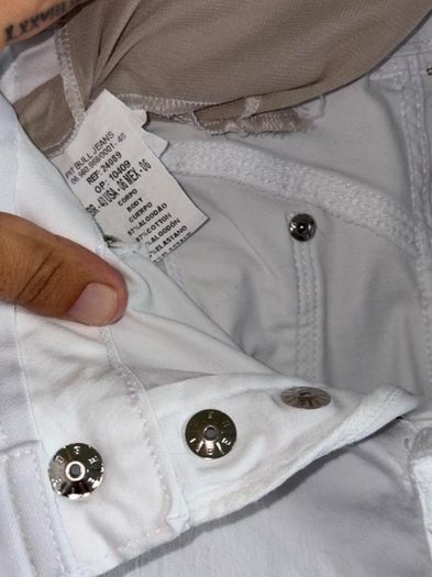 Brazilian Pit Bull White Distressed High Waist Skinny Butt Lift Jeans UK 8/10
