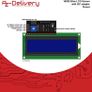 HD44780 1602 16x2 Serial LCD White Character Blue Backlight Display Board IIC PCF8574T I2C Adapter Converter Bundle Compatible with Arduino and Raspberry Pi Including E-Book (FREE POSTAGE) Image 2