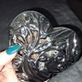 Silver Heart Ornament with scent inside Image 2