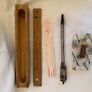 Antique 1914 Expansive bit for boring wood, with 2 cutters Image 4