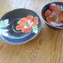 Princess China (Occupied Japan) Black Teacup and Saucers x 2 for Sale Image 4
