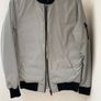 Blanc Noir Silver Reflective Oversized Backpack Straps Bomber Jacket Women S New Image 8