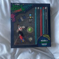 Smiggle- Space Station Eraser and Pencil Set