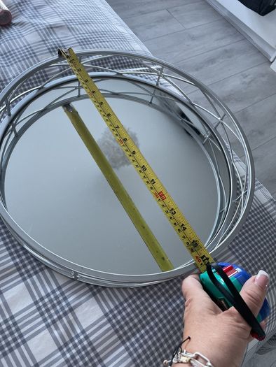 Mirrored tray