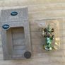 Disney World Mickey Mouse Statue of Liberty Glass Christmas Ornament Damaged NO NOSE Please see photos Image 6