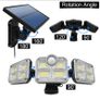 Solar Lights 122led IP65 Waterproof Outdoor Indoor Solar Lamp With Adjustable Head Wide Lighting Angle Garden Business Office Security Image 2