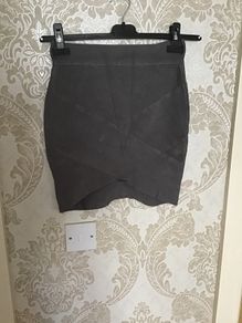 Grey Mini Skirt Size 12