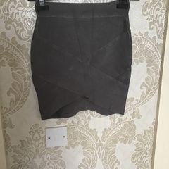Grey Mini Skirt Size 12