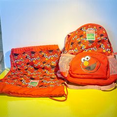 sesame street elmo backpack & gym sack puma 2015