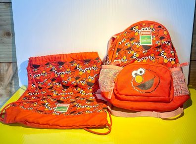sesame street elmo backpack & gym sack puma 2015