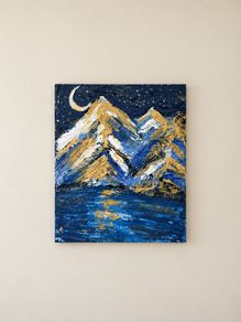 Handmade texture painting