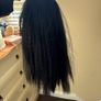 Black Drawstring Ponytail Hair Extension 40 cm Image 3