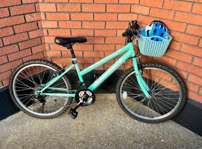 Ignite Radiance 24 inch Kids Girls Mountain Bike Mint Green