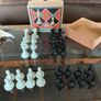 1940s Vintage Chad Valley Plastic Chessmen Image 4