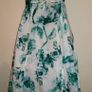 Green and White Summer Floral Cotton Dress from Per Una size 8r Image 3