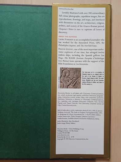 Cleopatra's Palace - In Search of a Legend (Egyptology Hardback 1999)