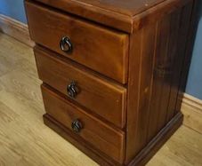 Bedside lockers x2