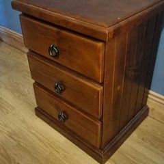 Bedside lockers x2