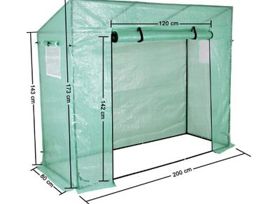 Greenhouse for Tomatoes, with Mesh and Window for Garden Cultivation