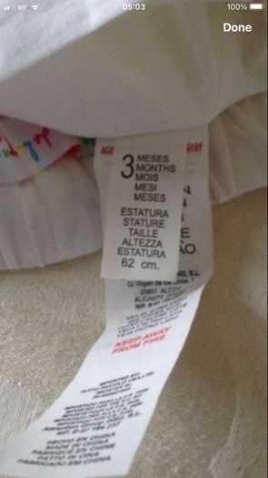 Girls new shorts 3/6 mths