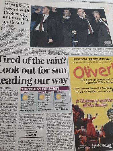 news paper from 2011