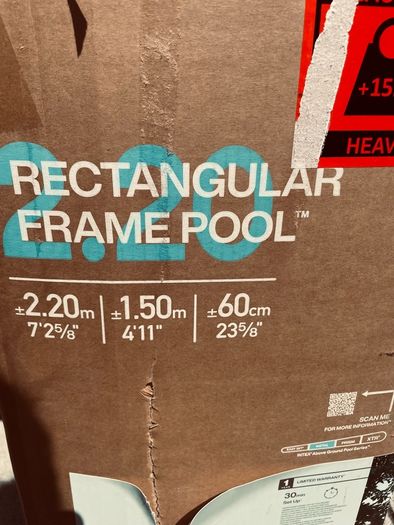 Pool - Intex Rectangular Frame