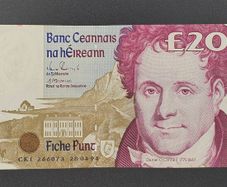 Irish 20 Pound Daniel O'Connell Banknote - 1994 - Central Bank of Ireland (Series C)