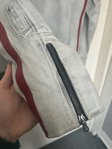 Genuine Lamb Leather Motorcycle Jacket