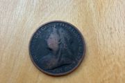 1899 Queen Victoria Penny