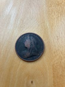 1899 Queen Victoria Penny