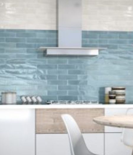 6 Boxes of unused wall tiles Colour: Sky