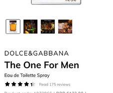 dolce&gabbana the one