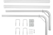 Boat Trailer Guide, 1219.2mm Adjustable Design Trailer Guide Poles, 2PCS High-Hardness Steel Trailer Guide-Ons,