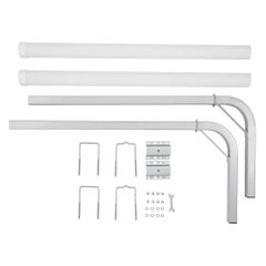Boat Trailer Guide, 1219.2mm Adjustable Design Trailer Guide Poles, 2PCS High-Hardness Steel Trailer Guide-Ons,