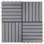 Decking Tiles 30 pcs Grey Wash 30x30 cm Solid Acacia Wood Image 3