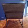 Chair grey faux leather Image 4