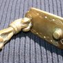 Antique Brass Doorknocker 5" x 2,4" Image 3