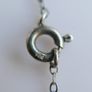 Vintage Sterling Silver 925 Drop Pendant Necklace length 15" - 1,9g Image 4