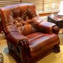 Three Piece Leather  Suite 3+1+1. Image 8