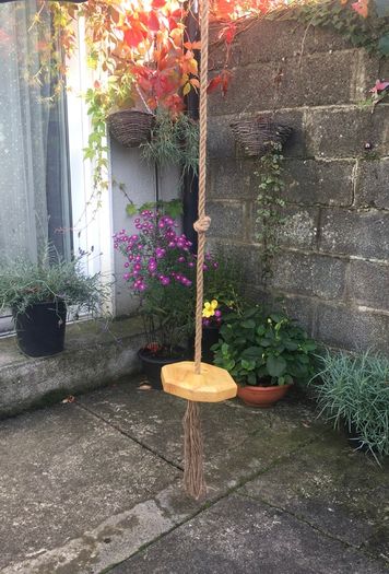 Kids swing, wooden indoor swing, handmade tree swing, children gift idea