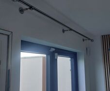 Curtain poles