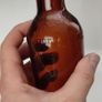 398 - Antique Killarney Mineral Water Saorstat Eireann Dark Amber Glass Collectible Decorative Irish Free State Bottle Image 7