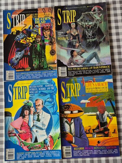 Marvel UK "STRIP" Comic Magazine Anthology (1990) Collection