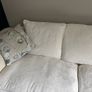 Large loose cover cream Couch Image 3