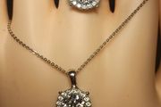 High quality 2 Ct + 2Ct Moissanite Solitaire Ring and Pendant Set.