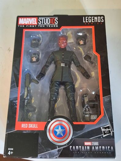 Marvel Legends Red Skull first 10 years Captain America marvel studios