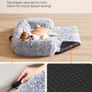 Dog Bed Plush 110 x 95 x 18 cm Size XL Image 5